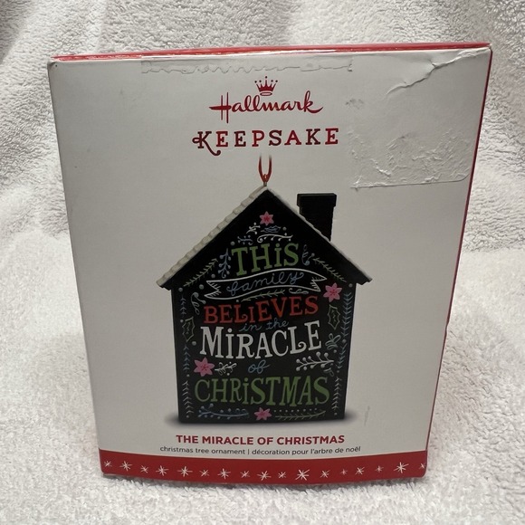 Hallmark Other - Hallmark Keepsake Ornament 2016 The Miracle of Christmas This Family Believes